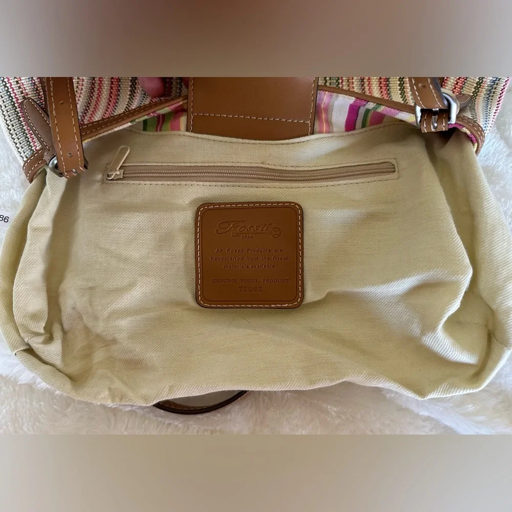 Fossil Striped Multicolor Shoulder Bag - Picture 11 of 12